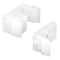 Prime-Line Sliding Shower Door Bumper and Jamb Guide, 1-1/2 In. Width, Plastic (2 Sets) M 6218 - alternate 1